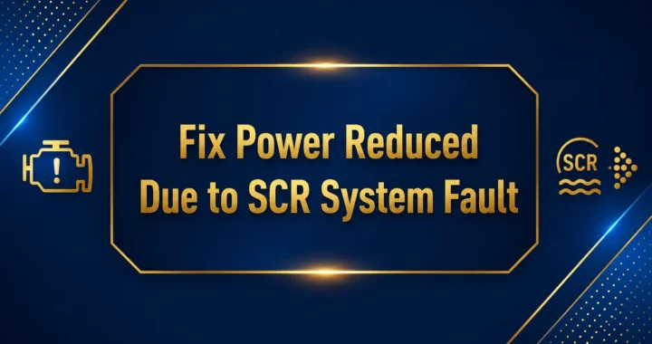 How to Fix Power Reduced Due to SCR System Fault Issue