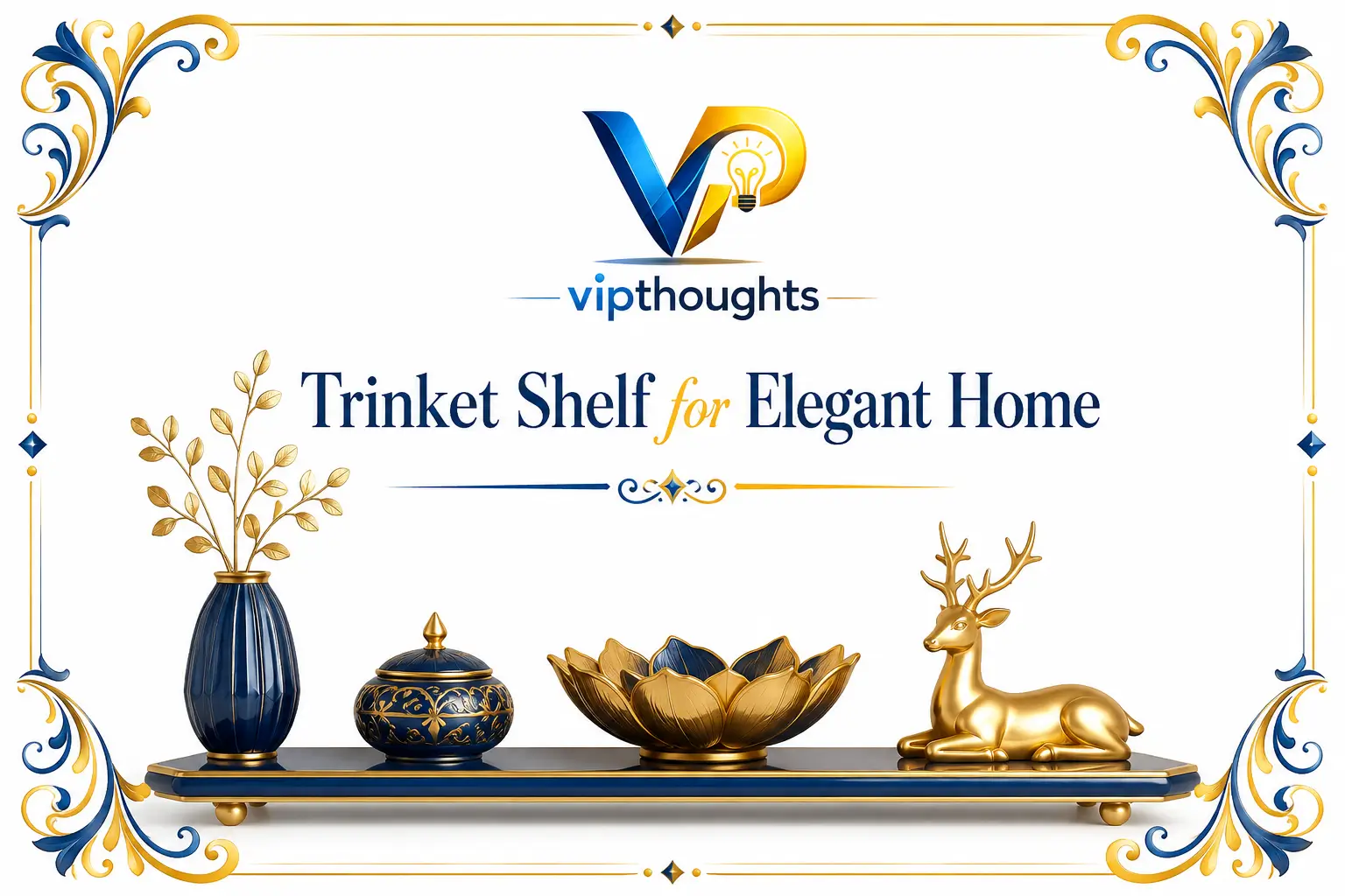 Trinket Shelf for an Elegant Home Display - vip thoughts