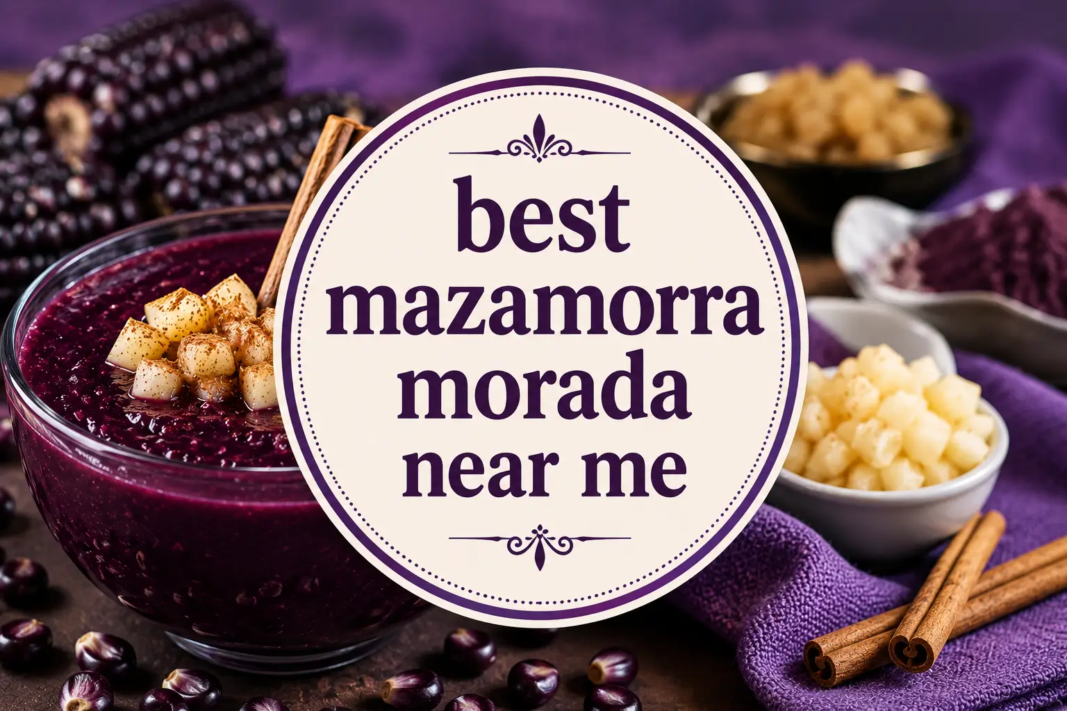 Best Mazamorra Morada Near Me