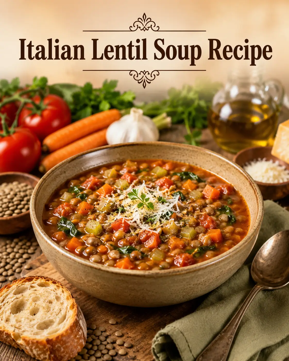 Italian Lentil Soup Recipe