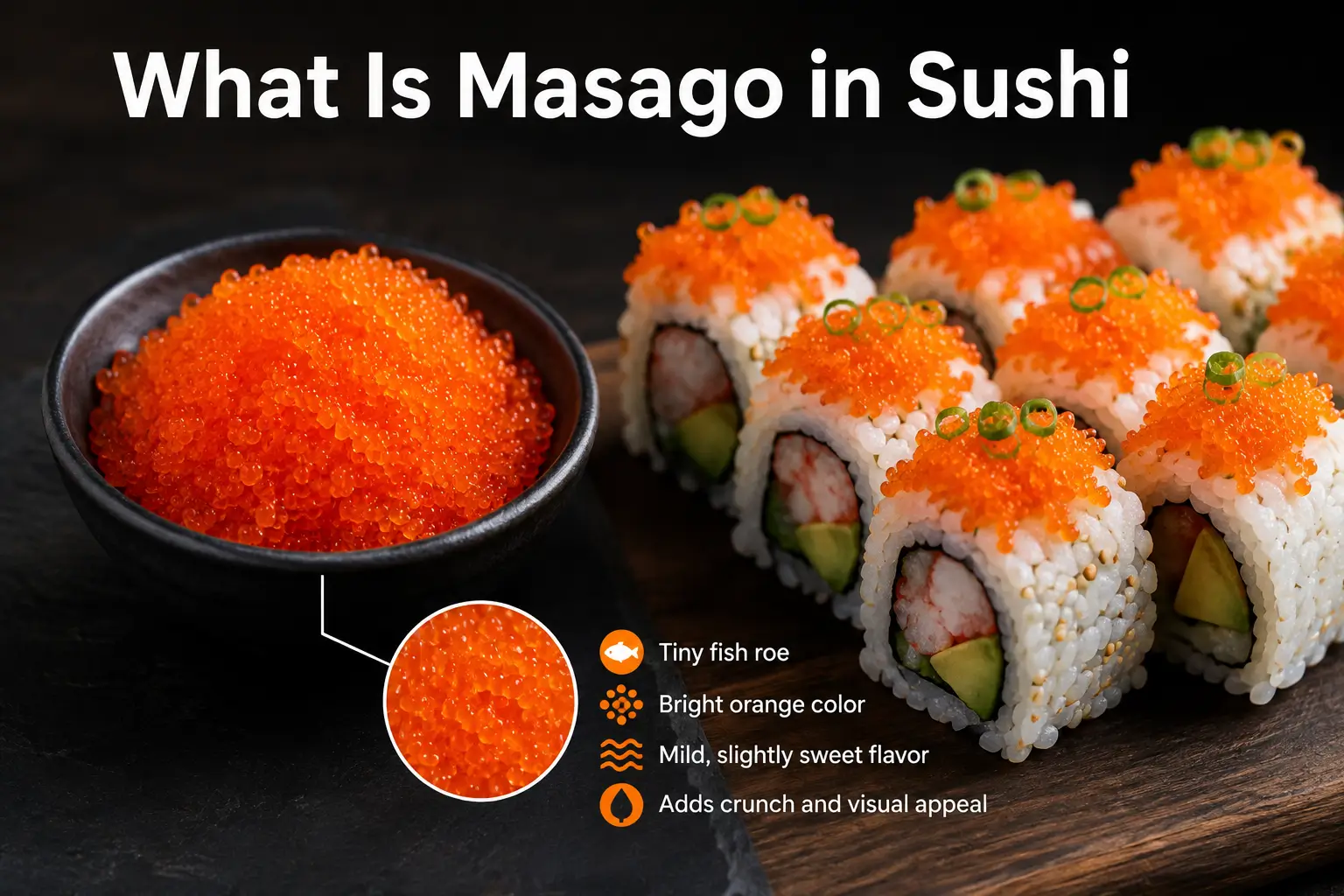 What Is Masago in Sushi
